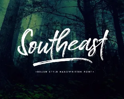 Southeast Brush font