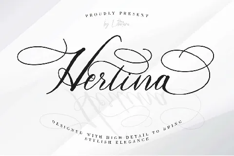 Hertina font