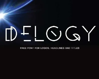 Delogy Typeface Free font