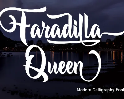 Faradilla Queen font