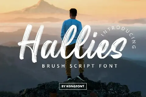 Hallies font