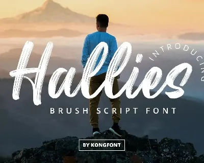 Hallies font