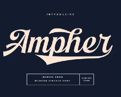 Ampher font