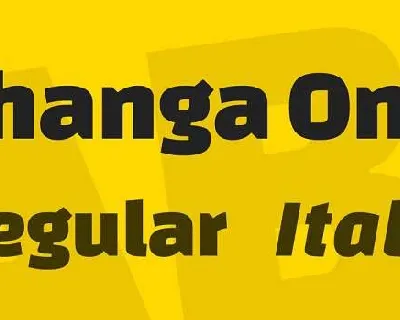 Changa One Family font