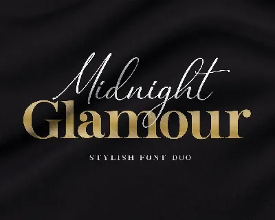 Midnight Glamour font