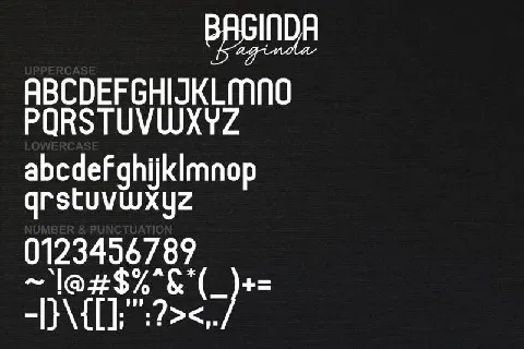 Baginda Duo font