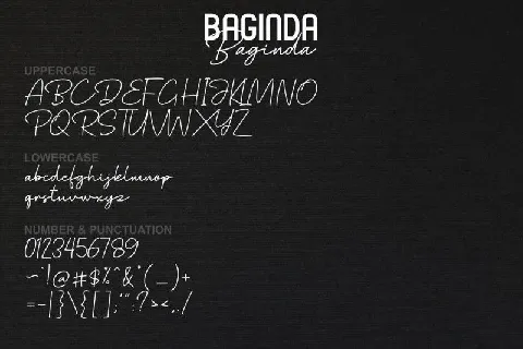 Baginda Duo font