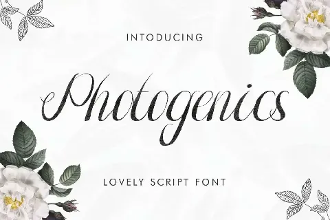 Photogenics Demo font