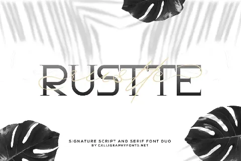 Rustte Demo font