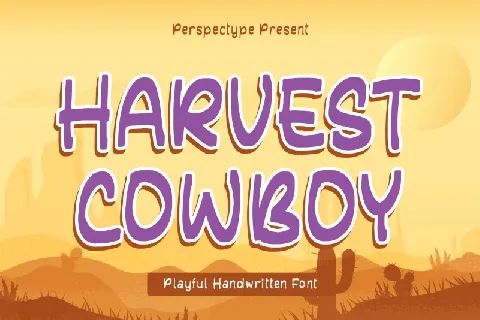 HARVEST COWBOY font