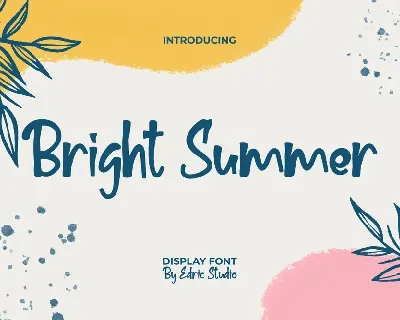 Bright Summer font