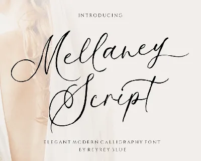 Mellaney Script font