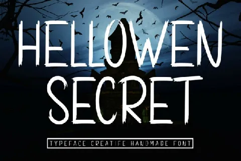 Hellowen Secret Display font