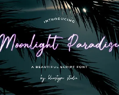 Moonlight Paradise font