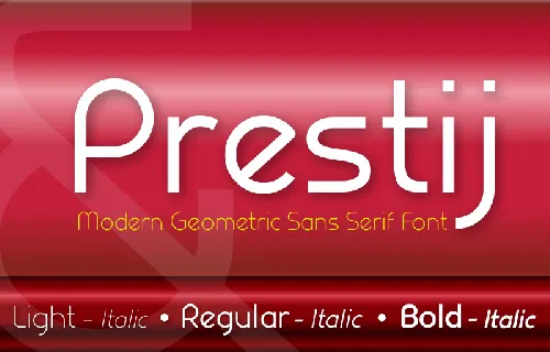 Prestij Demo font