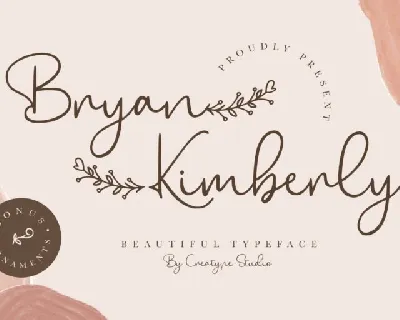 Bryan Kimberly font