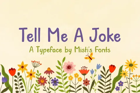 Tell Me A Joke font