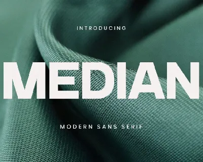 Median font