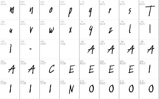 Jakarta Handwritten font