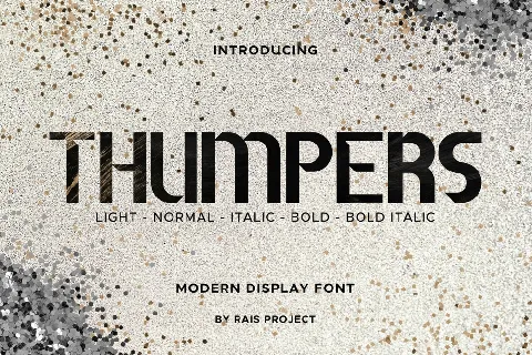 Thumpers font