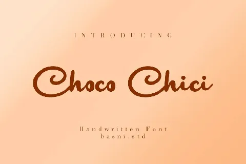 Choco Chici font