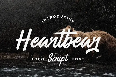 Heartbear Brush font