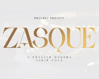 Zasque font