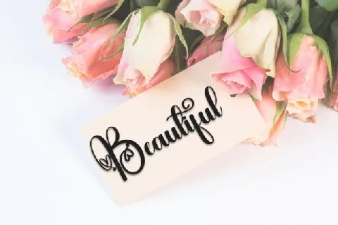 Bridesting Calligraphy font