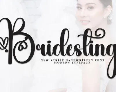 Bridesting Calligraphy font