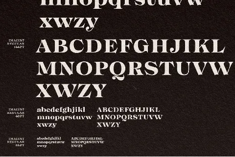 Imagist Family font