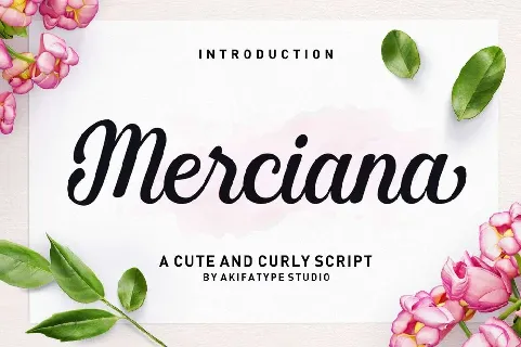 Merciana font