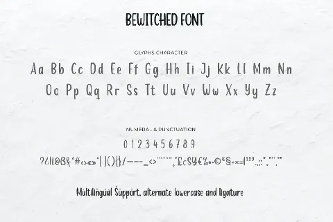 BEWITCHED font