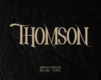 Thomson Demo font