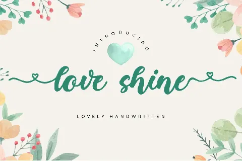 Love Shine font