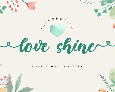 Love Shine font