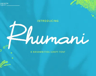 Rhumani font