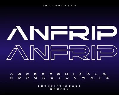 Anfrip font