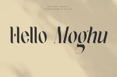 Afteris Moghu Typeface font