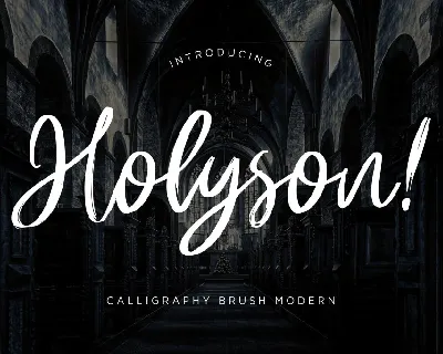 Holyson font