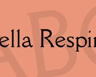 Della Respira font