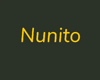 Nunito Family font