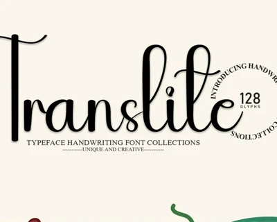 Translite Script font