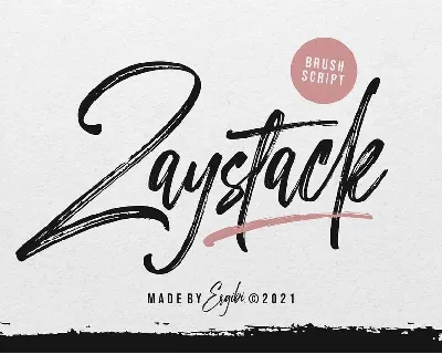 Zaystack font