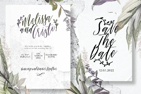 Ashley & Mellisa Demo font