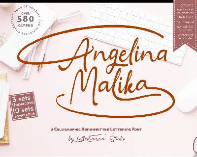 Angelina Malika Free font
