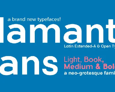 Flamante Sans font