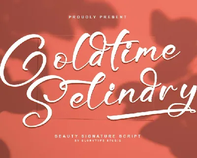 Goldtime Selindry font