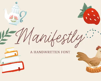 Manifestly font