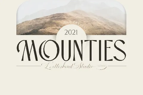 Mounties font