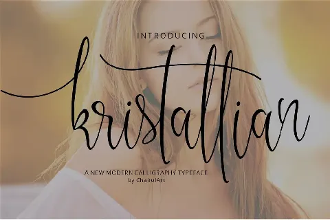 Kristallian Script font